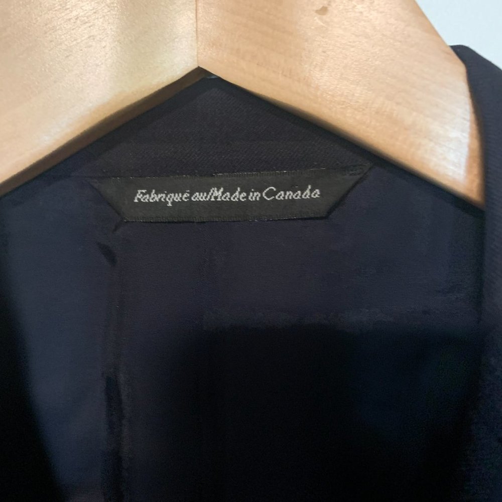 Coppley Men's Dark Navy  3 button Sport Coat/ Blazer/ suit jacket Size 38 - Picture 4 of 7